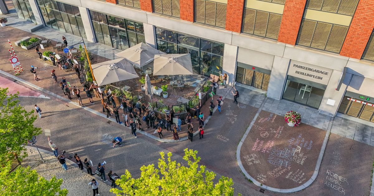 Opstootje bij demonstratie tegen foie gras bij Utrechts restaurant