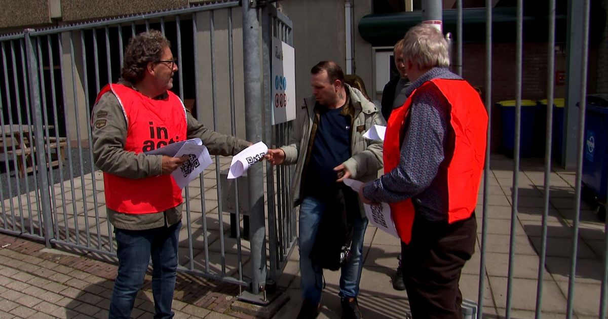 FNV voert actie bij Riedel in Ede
