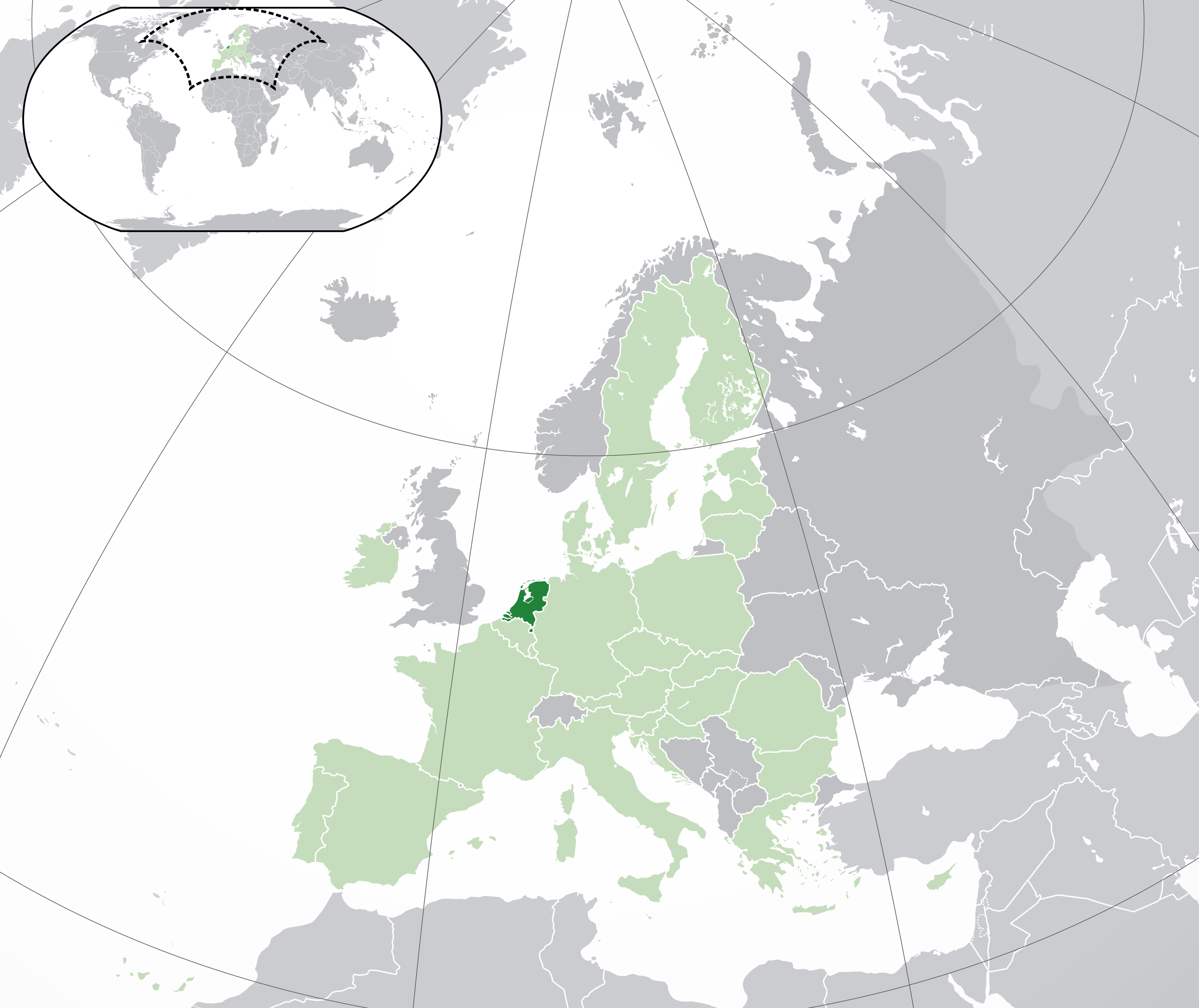 Nederland is een van de vier landen binnen het Koninkrijk der Nederlanden. Voor het overgrote deel ligt het in het noordwesten van Europa. Drie bijzondere gemeenten liggen in het werelddeel Amerika, in de Caribische Zee. Europees Nederland…