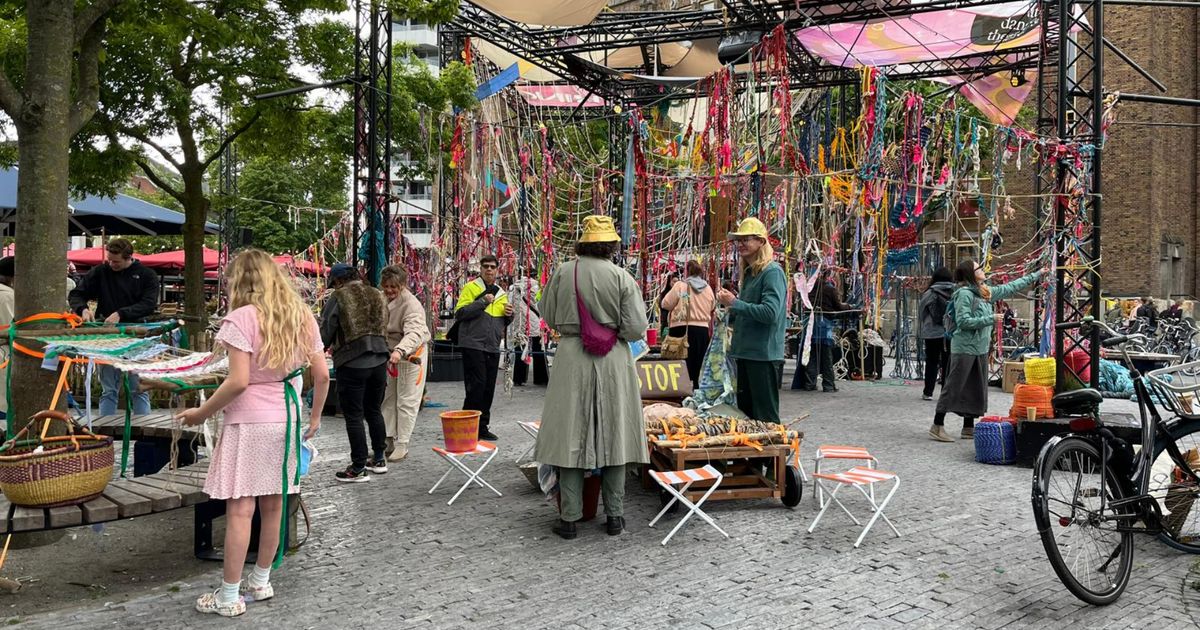 Neude verandert in levend kunstwerk met touwen: 'Het wordt heel speels'