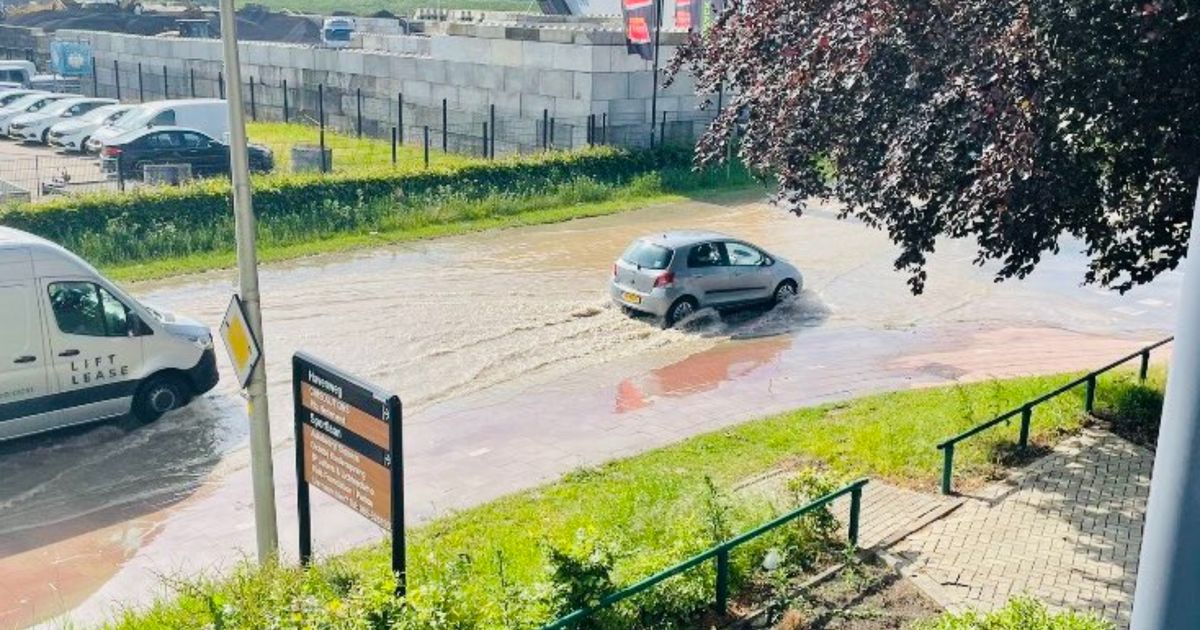 Weer water in Vianen, leidingbreuk hersteld